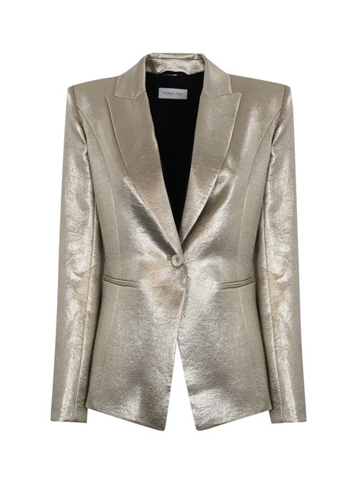 Blazer in raso crepe metallizzato Patrizia Pepe | 2S1513 A502FF14